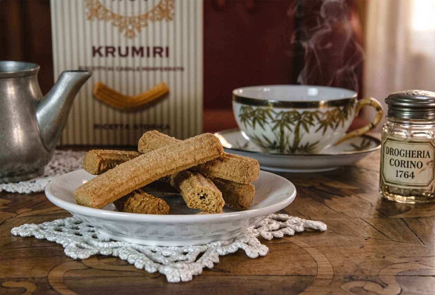 Krumiro tasting at Antica Drogheria Corino 1764